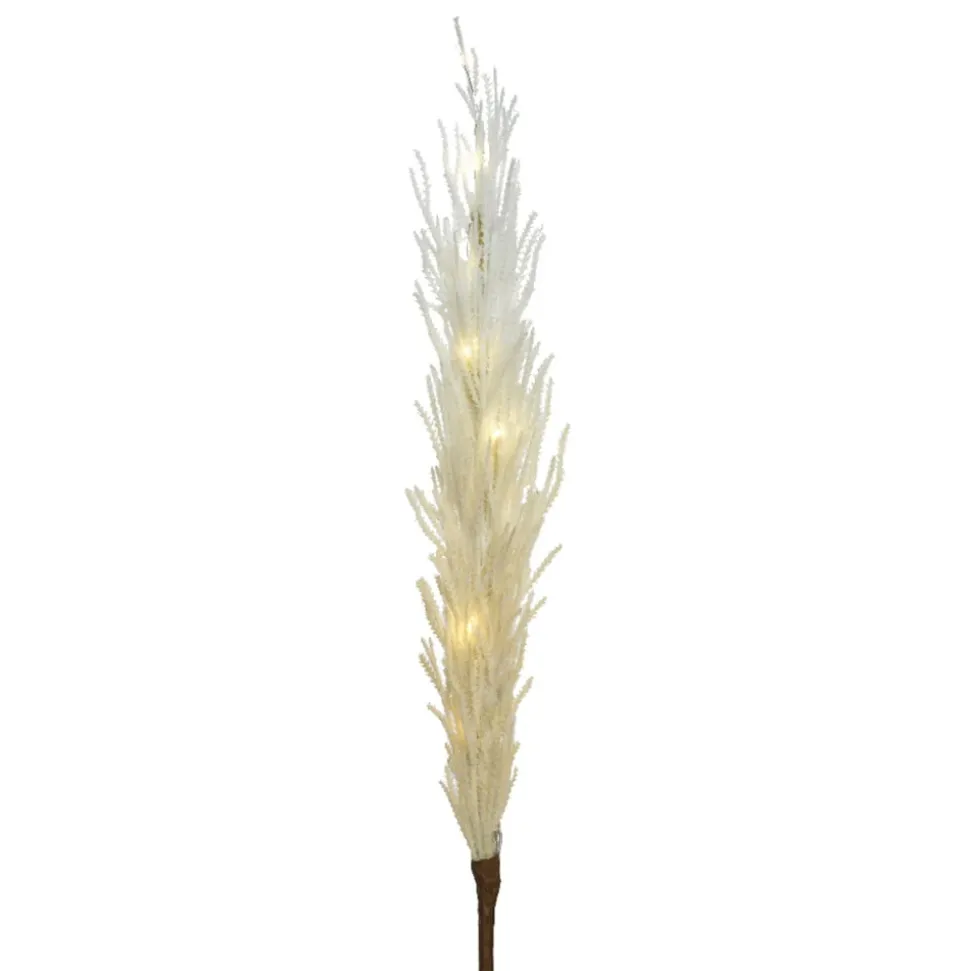 Cream illuminated pampas grass, 31,5″