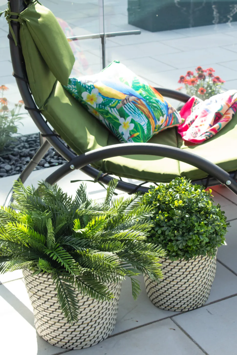 Cycas artificiel extérieur, 18″