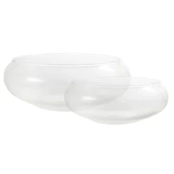 Decorative glass bowl vase