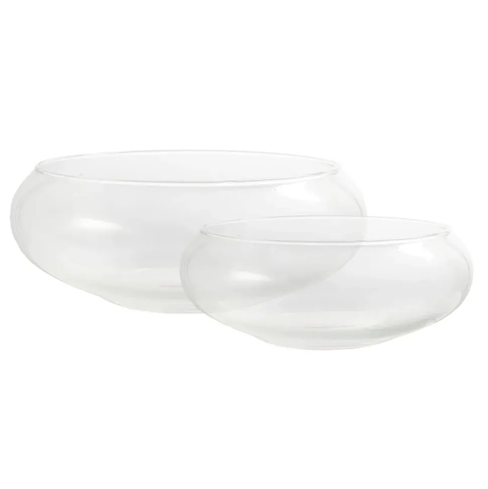 Decorative glass bowl vase