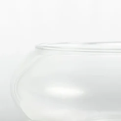 Decorative glass bowl vase