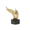 Decorative golden dove, 14 x 11,5″