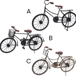 Decorative metal black bicycle, 18,5"