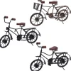 Decorative metal black bicycle, 14"