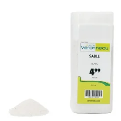 Decorative white sand, 700g