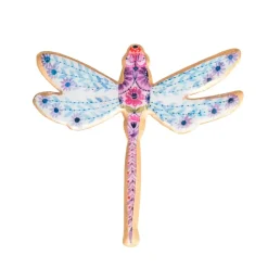 Decorative window screen magnetic dragonfly, 3"