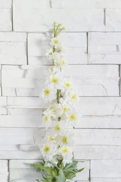 Delphinium blanc artificiel, 53″