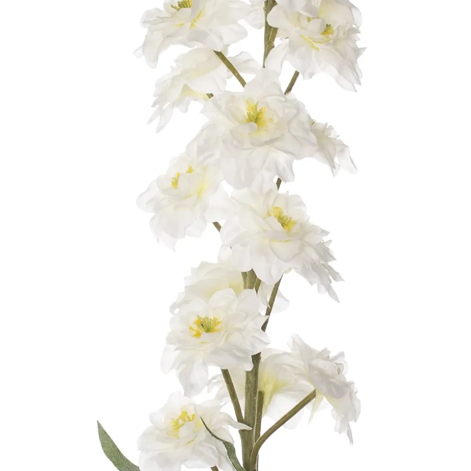 Delphinium blanc artificiel, 53″