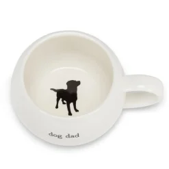 Dog dad stoneware coffee mug, 16 oz