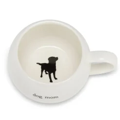 Dog mom stoneware coffee mug, 16 oz