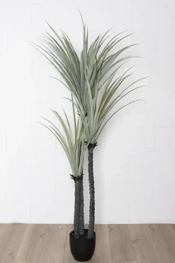 Dracaena artificiel, 3 troncs, 63″