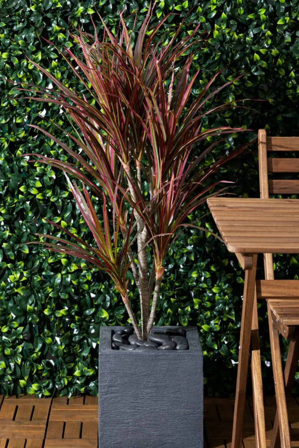 Dracaena marginata artificial outdoor plant, 48″