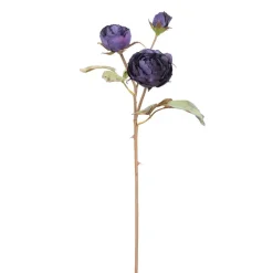 Dried look artificial plum rose, 20,5″