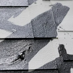 Eclectic black and white wall art, 63 x 32″