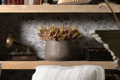 Fall foliage in a fibercement pot