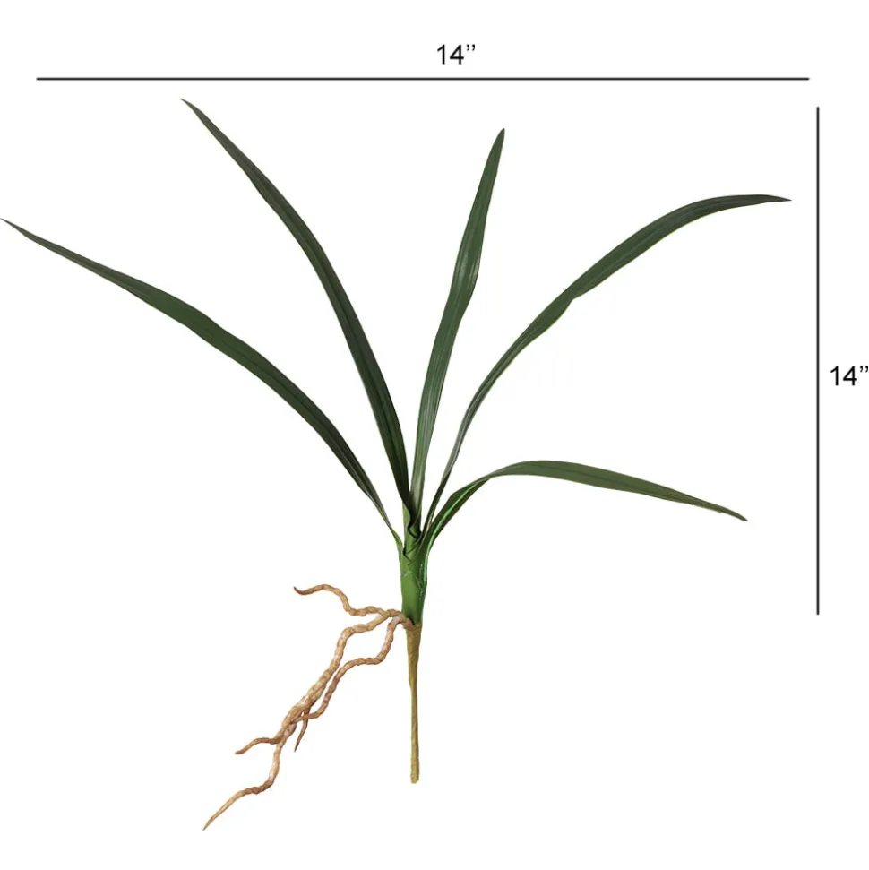 Feuillage de cymbidium artificiel, 19″