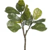 Feuillage de ficus lyrata artificiel, 25″