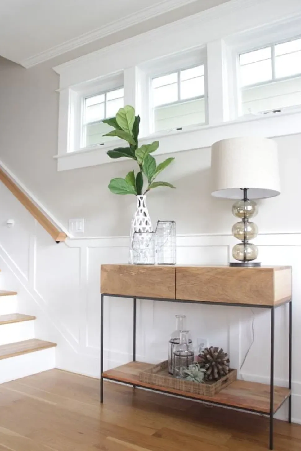 Feuillage de lyrata artificiel, 17″