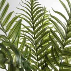 Feuillage de palmier areca artificiel au toucher réel, 24″