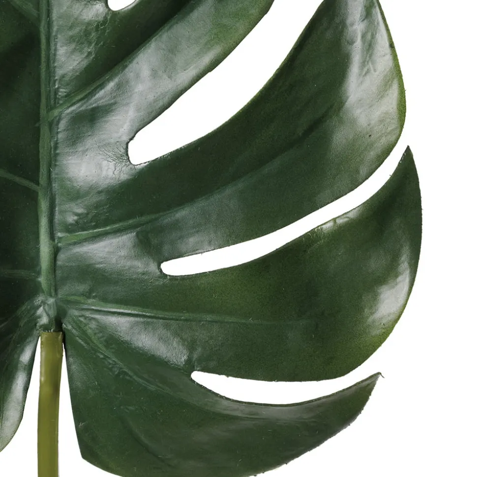 Feuille artificielle de philodendron, 33″