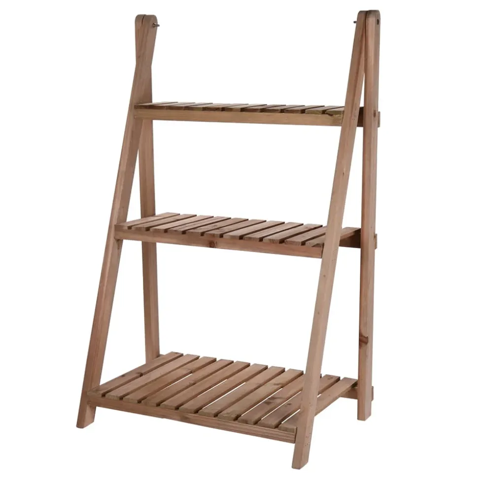 Fir wood plant rack, 38 x 26,5″