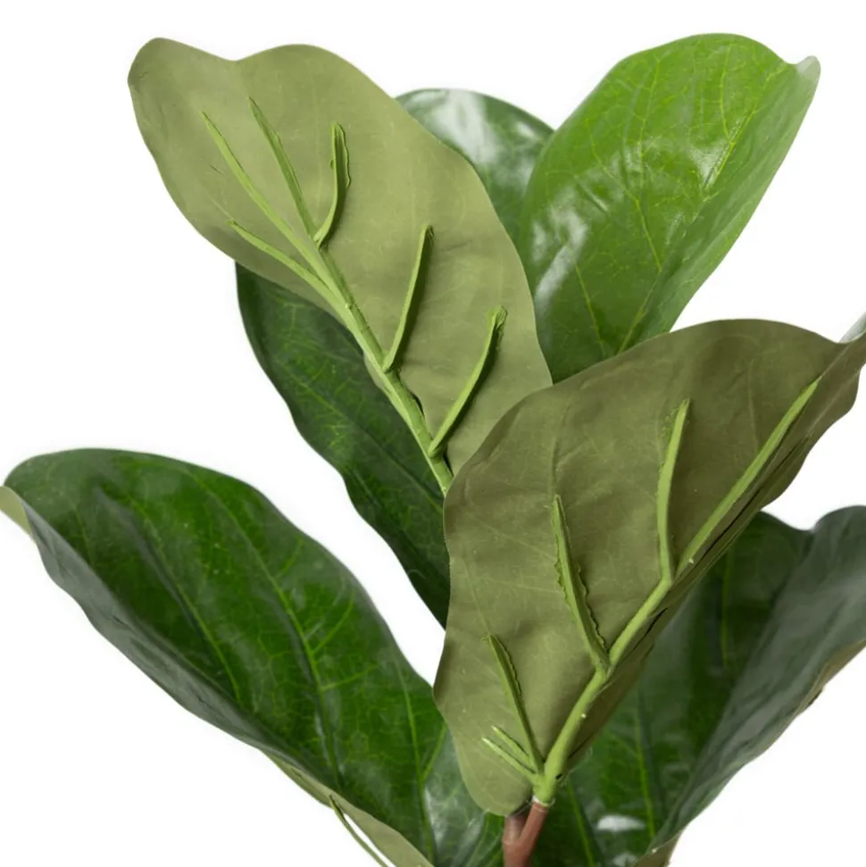 Fire-retardant fiddle-leaf fig stem, 19,5"