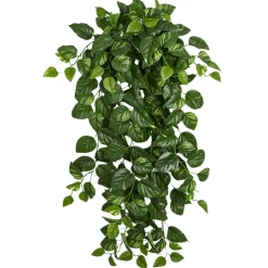 Fire-retardant green and cream trailing pothos, 50"