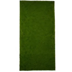 Fire-retardant green moss carpet, 79 x 39,5"