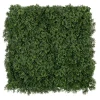Fire-retardant outdoor dark green boxwood tile, 20 x 20"