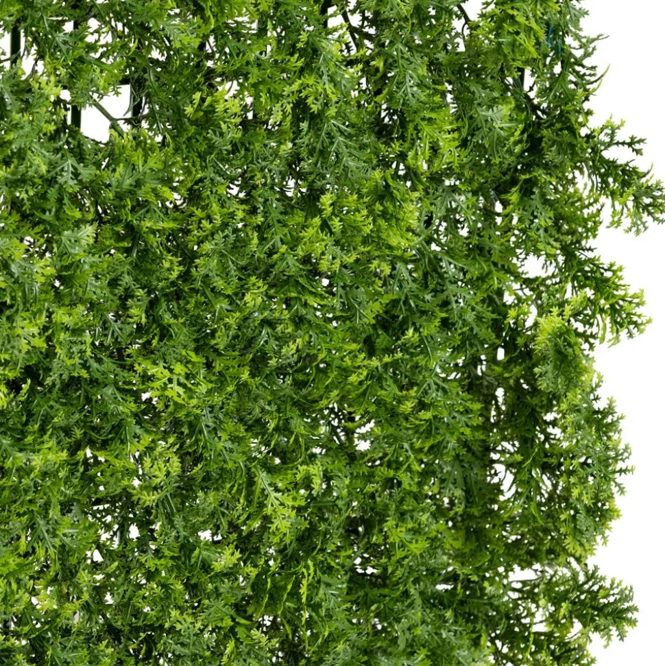 Fire-retardant outdoor light green boxwood tile, 20 x 20"