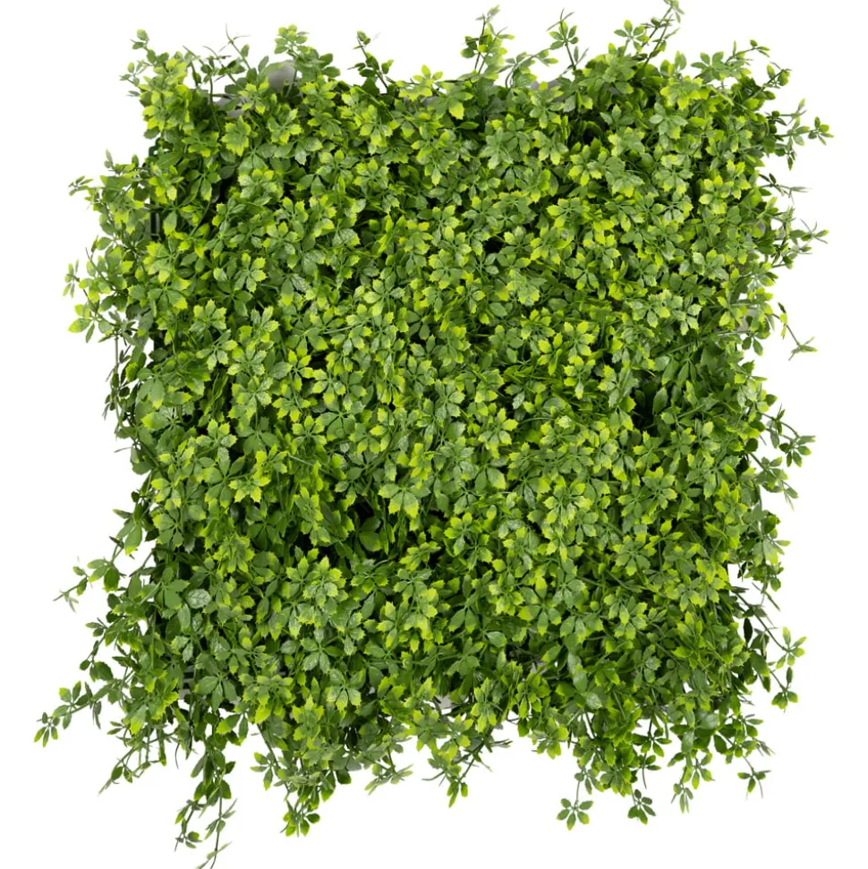 Fire-retardant outdoor lime green boxwood tile, 20 x 20"