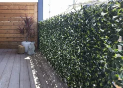 Fire-retardant outdoor plant trellis, green structure, 20 x 20"