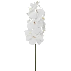 Fleur artificielle, orchidée vanda blanche, 32″