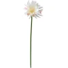 Fleur de cactus blanche artificielle, 32″