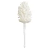 Flocked pinecone stem, 13"