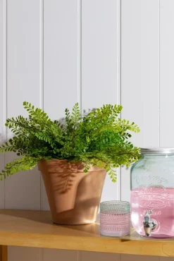 Fougère maidenhair artificielle traitée anti-UV, 15″