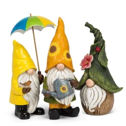 Garden gnome with ladybug hat, 12,5