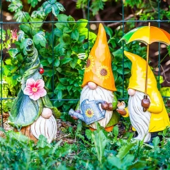 Garden gnome with ladybug hat, 12,5