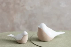 Glazed porcelain bird figurine, 5