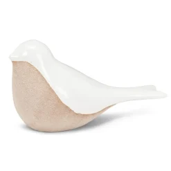 Glazed porcelain bird figurine, 6,5"
