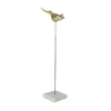 Golden bird on marble base, 16 x 5,5″