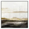 Golden landscape wall art, 32 x 32″