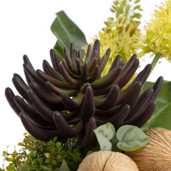 Green eremurus tropical centerpiece