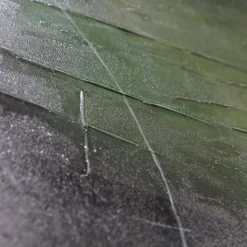 Green geometric wall art, 40 x 40″