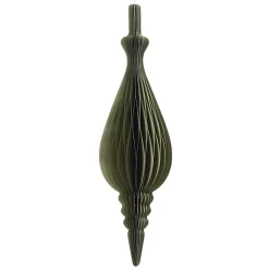 Green paper hanging Christmas finial, 31,5"