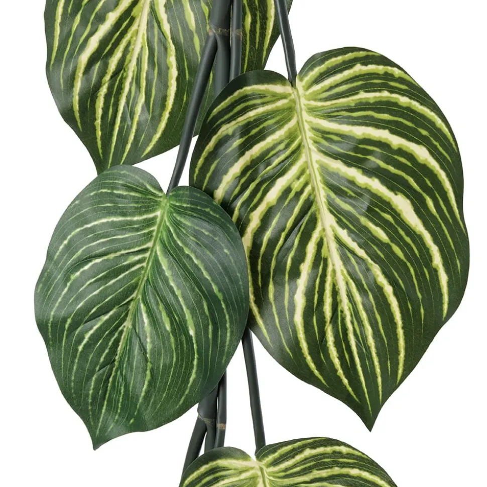 Guirlande de plante zèbre artificielle, 72″