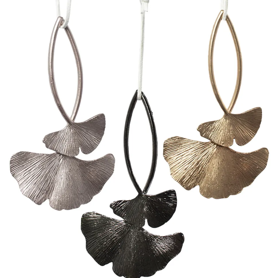 Hanging Gingko Foliage Ornament, 5.5″