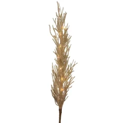 Herbe de la pampa illuminée beige, 31,5″