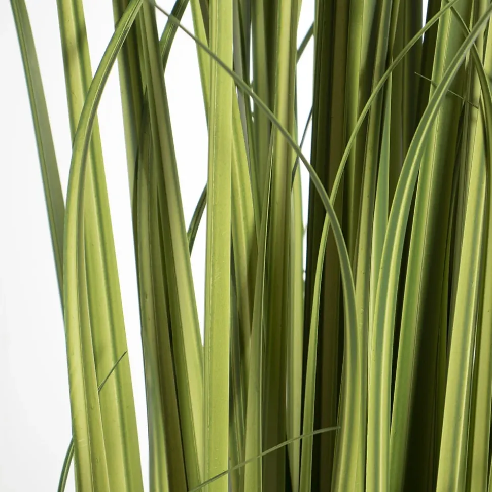 Herbe géante verte et jaune artificielle, 79″