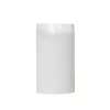 Hurricane crackled effect glass candle holder, 7 x 4"